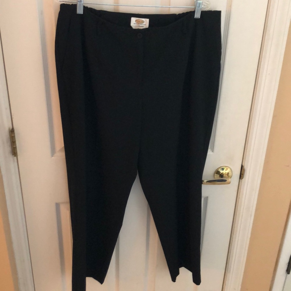 Talbot's Black Pants Sz 16W Petites